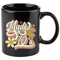 Made In The 70S Retro Created During 1970s Groovy Birthday 11oz C Handle Ceramic Mug