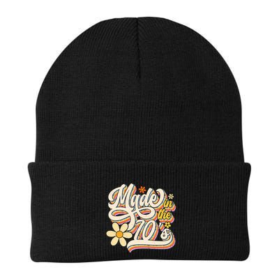 Made In The 70S Retro Created During 1970s Groovy Birthday Beanie