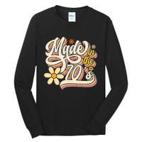 Made In The 70S Retro Created During 1970s Groovy Birthday Tall Long Sleeve T-Shirt