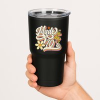 Made In The 70S Retro Created During 1970s Groovy Birthday Tumbler