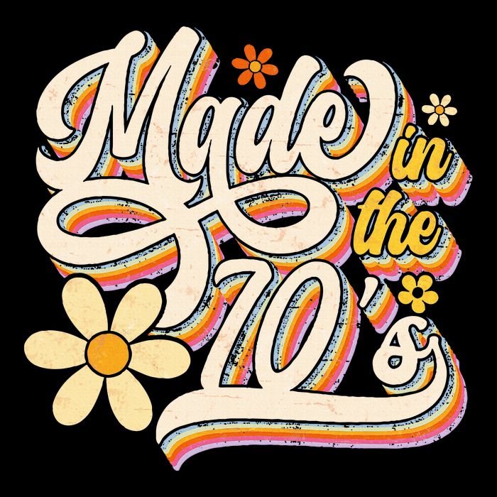 Made In The 70S Retro Created During 1970s Groovy Birthday Youth Performance Sprint T-Shirt