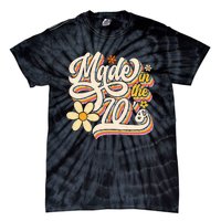 Made In The 70S Retro Created During 1970s Groovy Birthday Tie-Dye T-Shirt