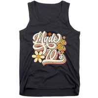 Made In The 70S Retro Created During 1970s Groovy Birthday Tank Top