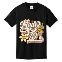 Made In The 70S Retro Created During 1970s Groovy Birthday Kids T-Shirt