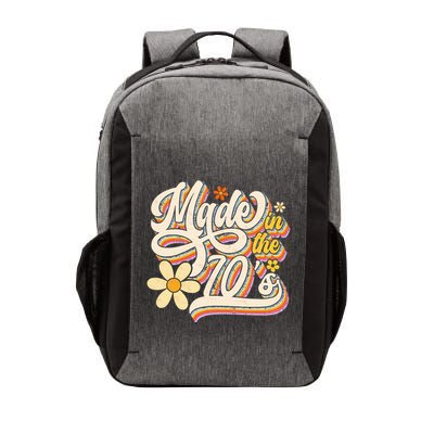 Made In The 70S Retro Created During 1970s Groovy Birthday Vector Backpack