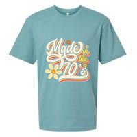 Made In The 70S Retro Created During 1970s Groovy Birthday Sueded Cloud Jersey T-Shirt