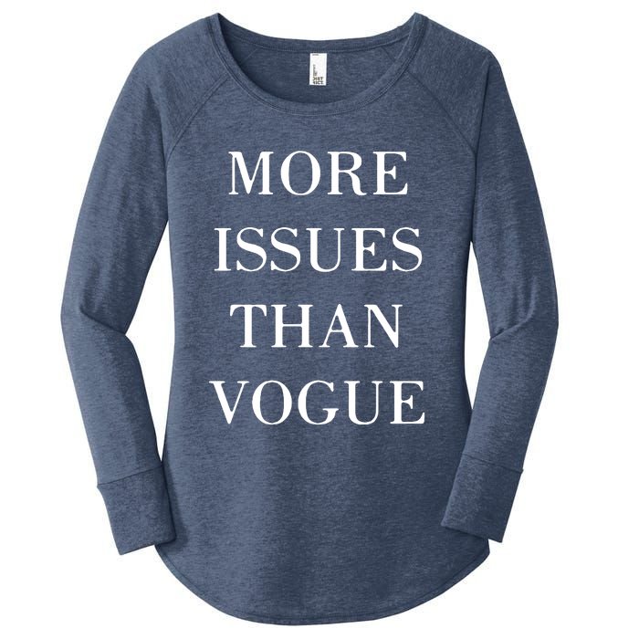 More Issues Than Vogue Women's Perfect Tri Tunic Long Sleeve Shirt