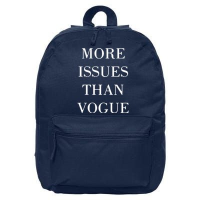 More Issues Than Vogue 16 in Basic Backpack