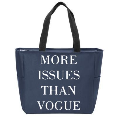 More Issues Than Vogue Zip Tote Bag