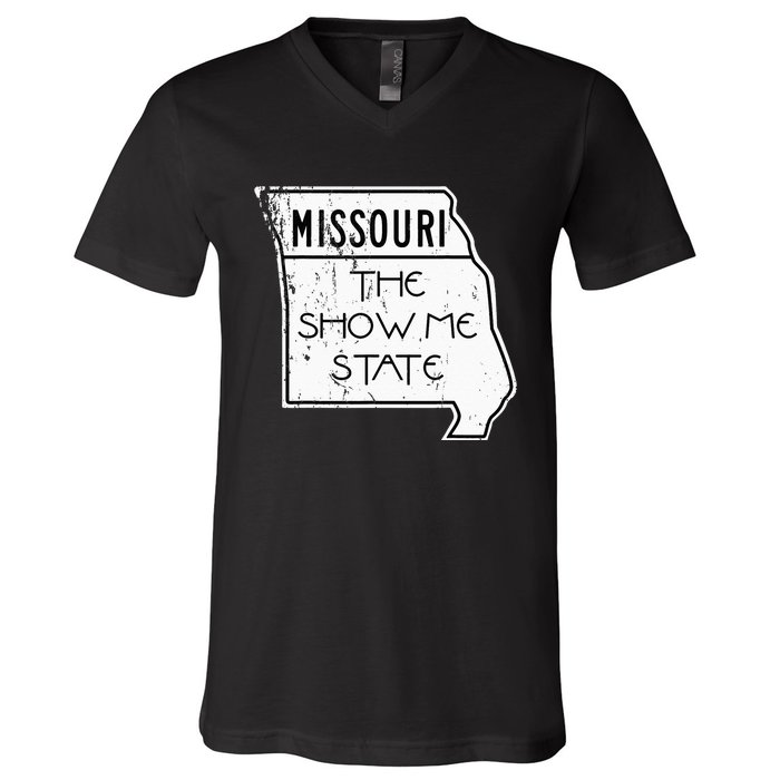 Missouri Is The Show Me State V-Neck T-Shirt