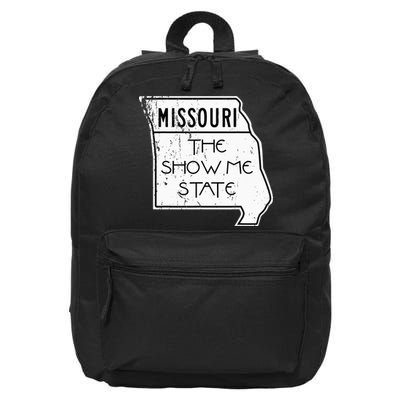 Missouri Is The Show Me State 16 in Basic Backpack