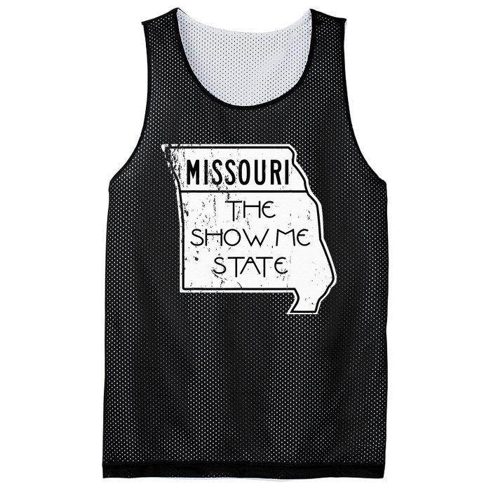 Missouri Is The Show Me State Mesh Reversible Basketball Jersey Tank