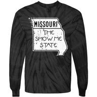 Missouri Is The Show Me State Tie-Dye Long Sleeve Shirt