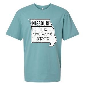 Missouri Is The Show Me State Sueded Cloud Jersey T-Shirt