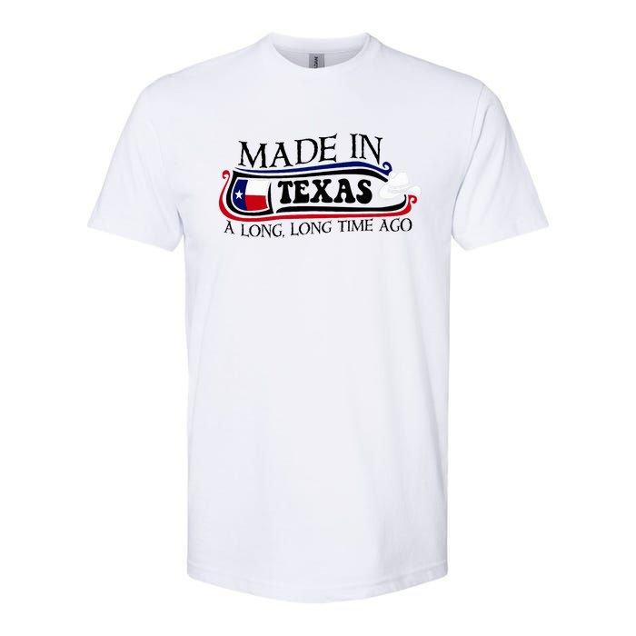 Made In Texas A Long Long Time Ago Cowboy Hat Softstyle CVC T-Shirt