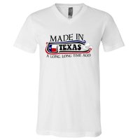 Made In Texas A Long Long Time Ago Cowboy Hat V-Neck T-Shirt