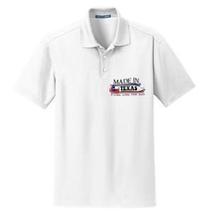 Made In Texas A Long Long Time Ago Cowboy Hat Dry Zone Grid Polo