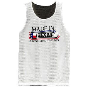 Made In Texas A Long Long Time Ago Cowboy Hat Mesh Reversible Basketball Jersey Tank