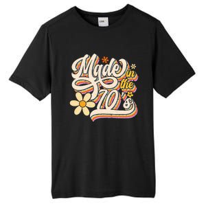 Made In The 70s Retro Created During 1970s Groovy Birthday Tall Fusion ChromaSoft Performance T-Shirt