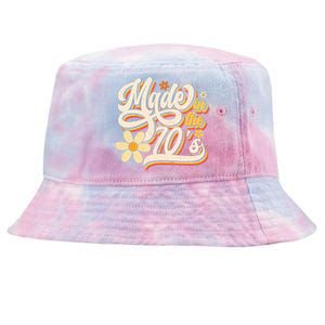 Made In The 70s Retro Created During 1970s Groovy Birthday Tie-Dyed Bucket Hat