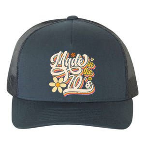 Made In The 70s Retro Created During 1970s Groovy Birthday Yupoong Adult 5-Panel Trucker Hat