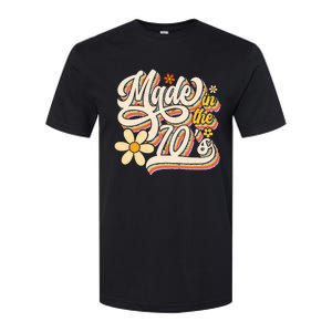 Made In The 70s Retro Created During 1970s Groovy Birthday Softstyle CVC T-Shirt