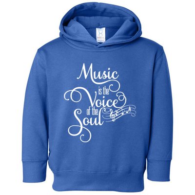 Music Is The Voice Of The Soul Good Soul Swag Gift Toddler Hoodie