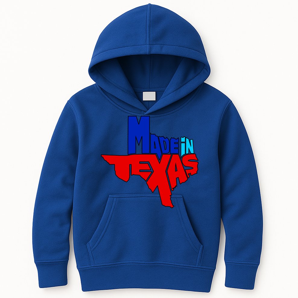 Made In Texas Kids Hoodie