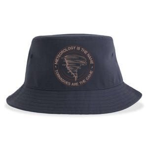 Meteorology Is The Name Tornadoes Are The Game Storm Chaser Sustainable Bucket Hat