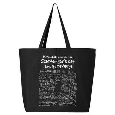 Meanwhile Inside The Box SchrodingerS Cat Plans Its Revenge 25L Jumbo Tote