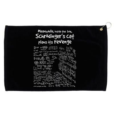 Meanwhile Inside The Box SchrodingerS Cat Plans Its Revenge Grommeted Golf Towel