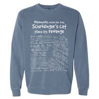 Meanwhile Inside The Box SchrodingerS Cat Plans Its Revenge Garment-Dyed Sweatshirt