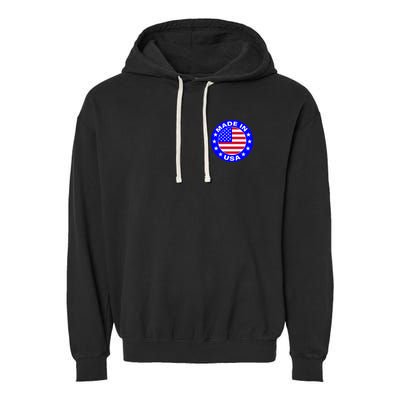 Made In The USA Badge Garment-Dyed Fleece Hoodie