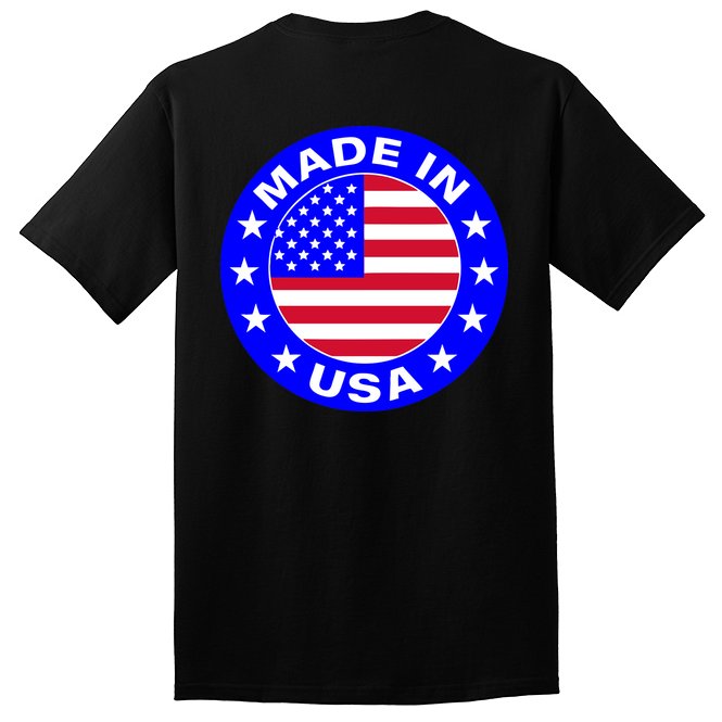 Made In The USA Badge Tall T-Shirt