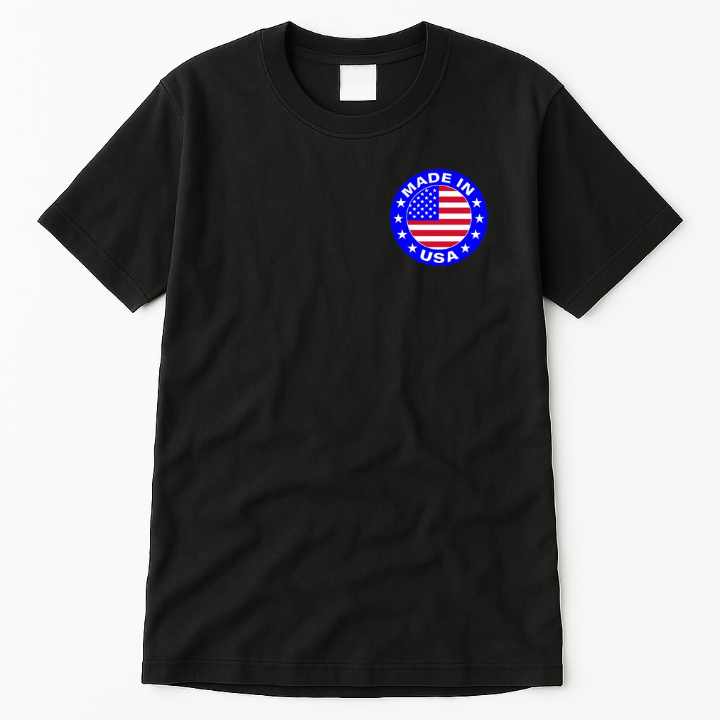 Made In The USA Badge Tall T-Shirt