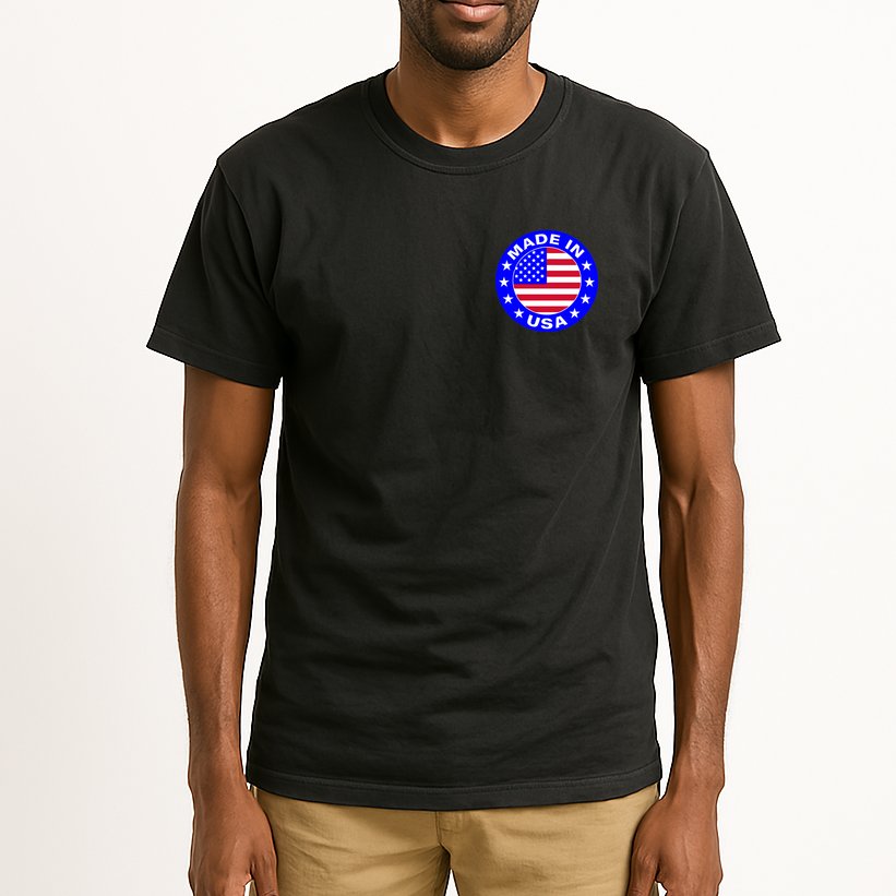 Made In The USA Badge Tall T-Shirt