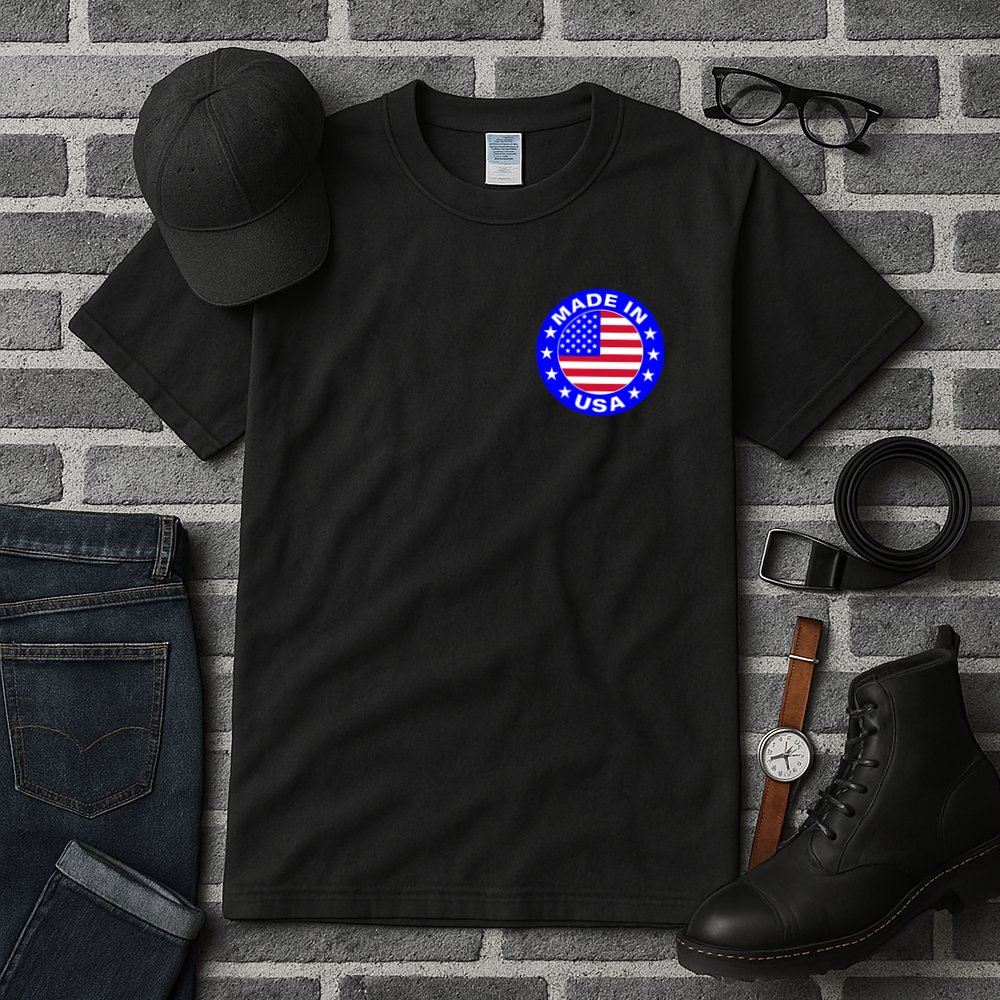 Made In The USA Badge Tall T-Shirt
