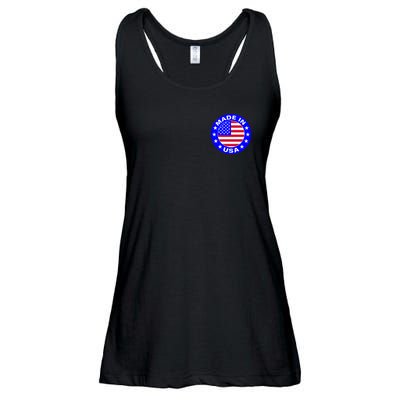 Made In The USA Badge Ladies Essential Flowy Tank