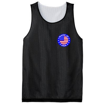 Made In The USA Badge Mesh Reversible Basketball Jersey Tank