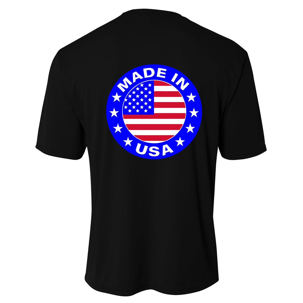 Made In The USA Badge Youth Performance Sprint T-Shirt