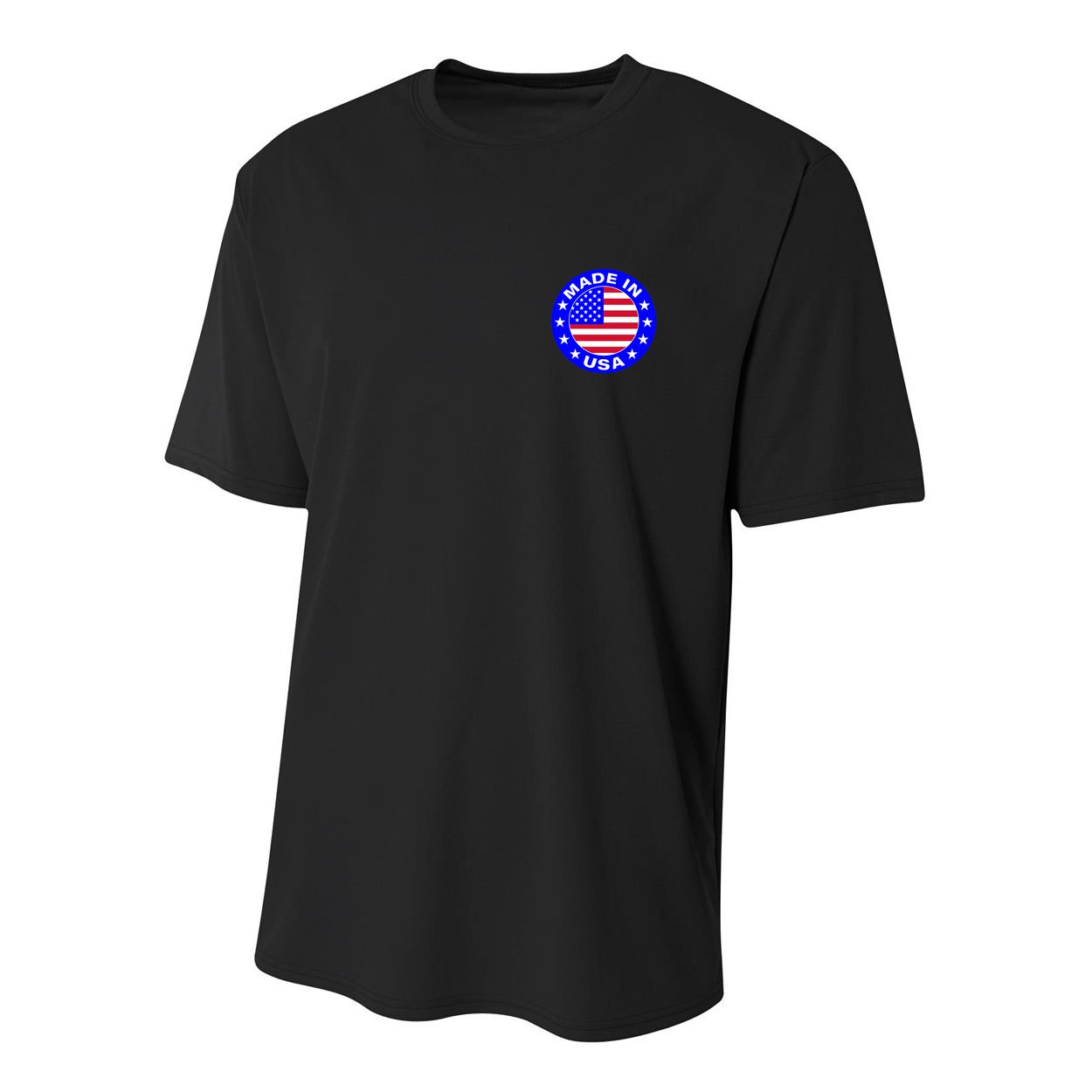 Made In The USA Badge Youth Performance Sprint T-Shirt