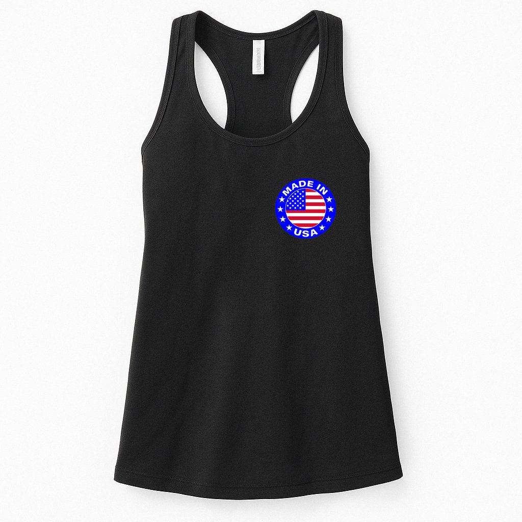 Made In The USA Badge Womens Tank Top