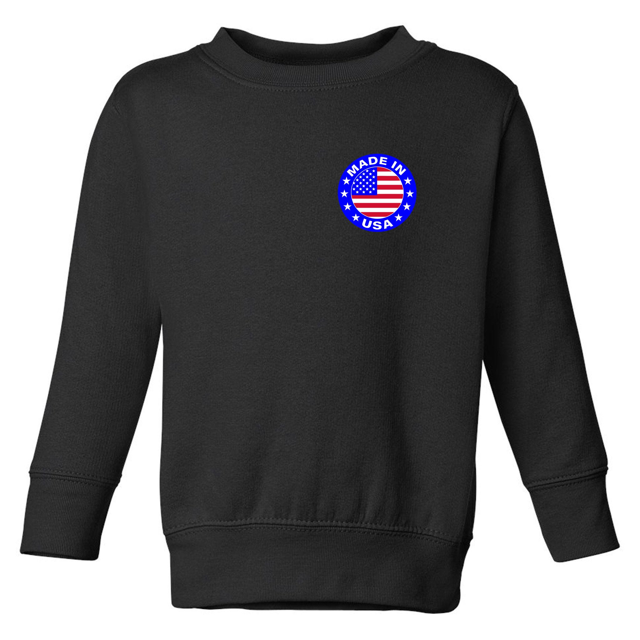 Made In The USA Badge Toddler Sweatshirt