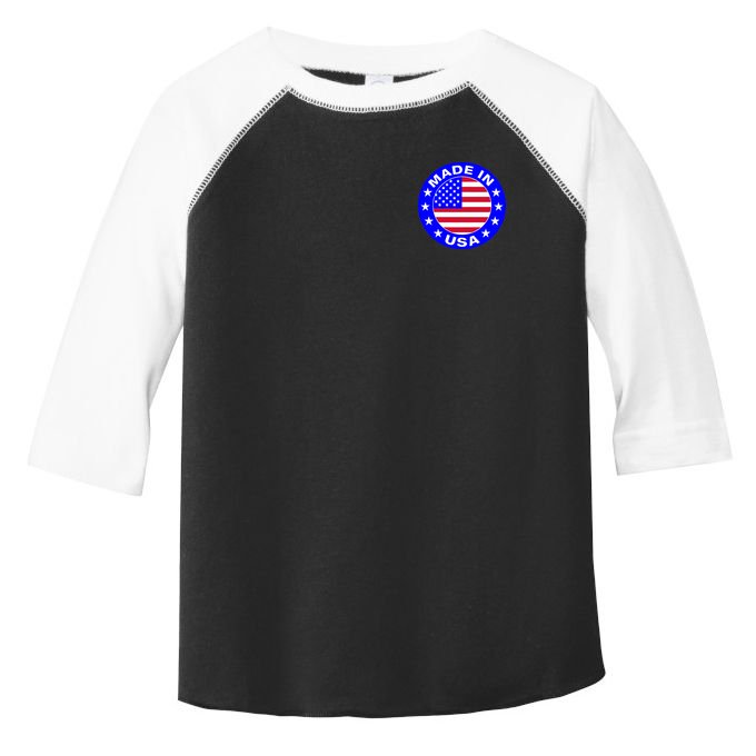 Made In The USA Badge Toddler Fine Jersey T-Shirt