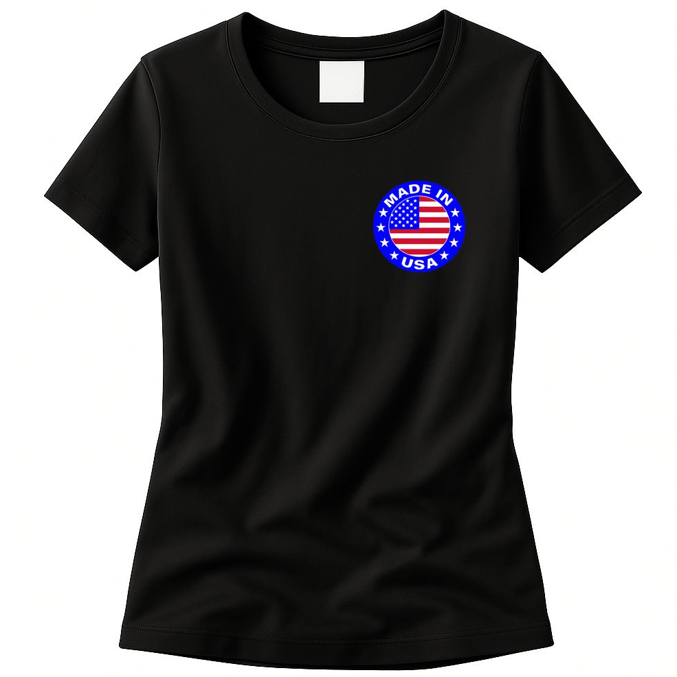 Made In The USA Badge Womens T-Shirt
