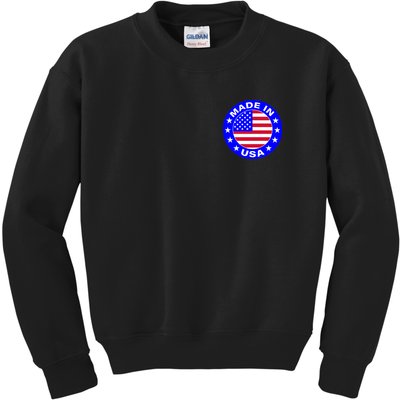 Made In The USA Badge Kids Sweatshirt