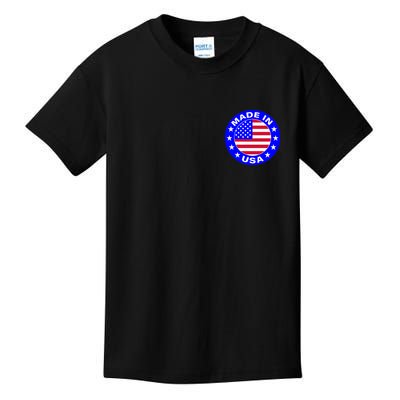 Made In The USA Badge Kids T-Shirt