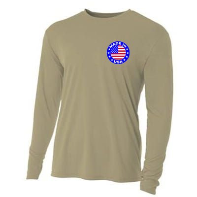 Made In The USA Badge Cooling Performance Long Sleeve Crew