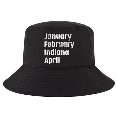 March Indiana Team Basketball Shirt Cool Comfort Performance Bucket Hat