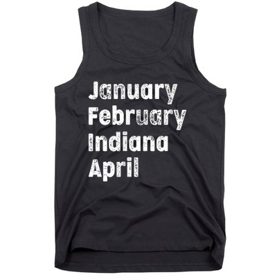 March Indiana Team Basketball Shirt Tank Top